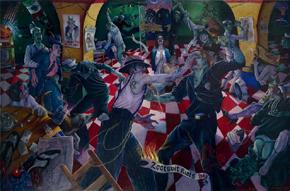 Kill the Pachuco Bastard! by Vincent Valdez